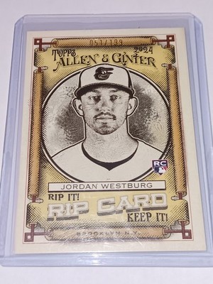 2024 Topps Allen & Ginter - Rip Cards Jordan Westburg #RIP-JW /199