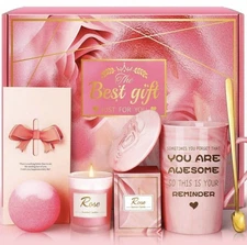Pink Self Care Spa Relaxation Set