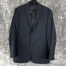 Lauren Ralph Lauren Size 42R Career Wool Blazer Jacket Gray Notched Long Sleeve