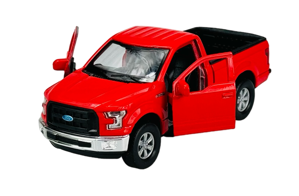 Welly 2015 Ford F-150 Regular Cab Rot 1:34 Die Cast Metal Model Neu Im Kasten-image