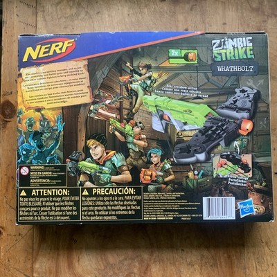 NERF Zombie Strike Wrathbolt Crossbow - Black/Green for sale
