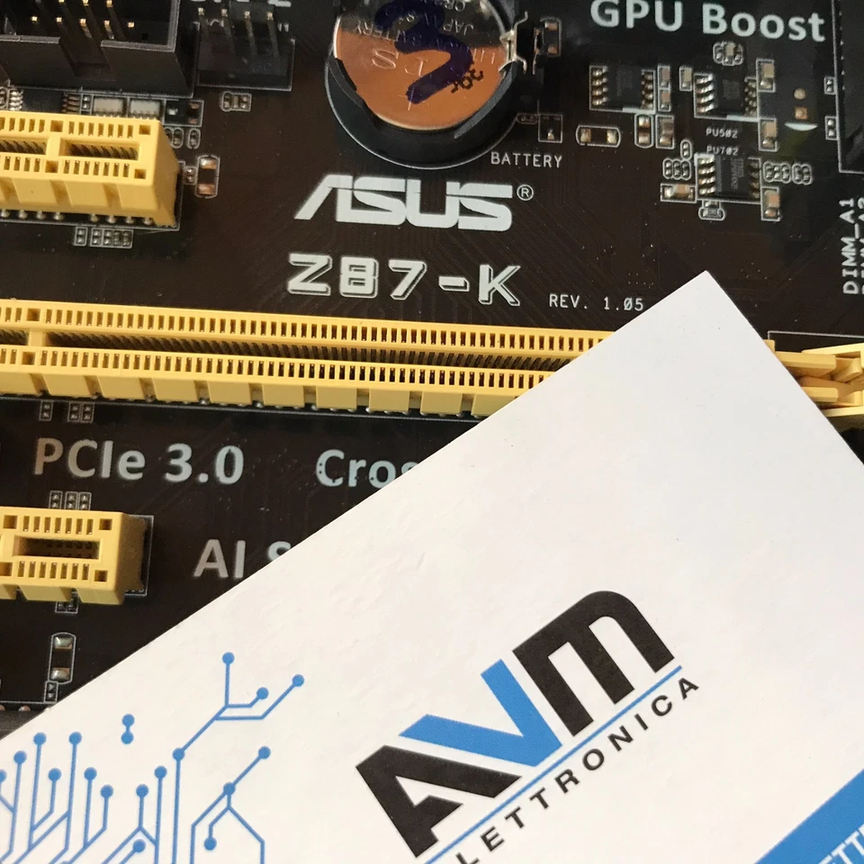 Scheda madre LGA 1150 ASUS Z87K CPU Intel Core i7-4790S 16GB DDR3 HDMI USB3.0 - Immagine 3 di 4