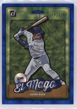 2019 Panini Donruss Nicknames Blue /249 Javier Baez #N4 0q3