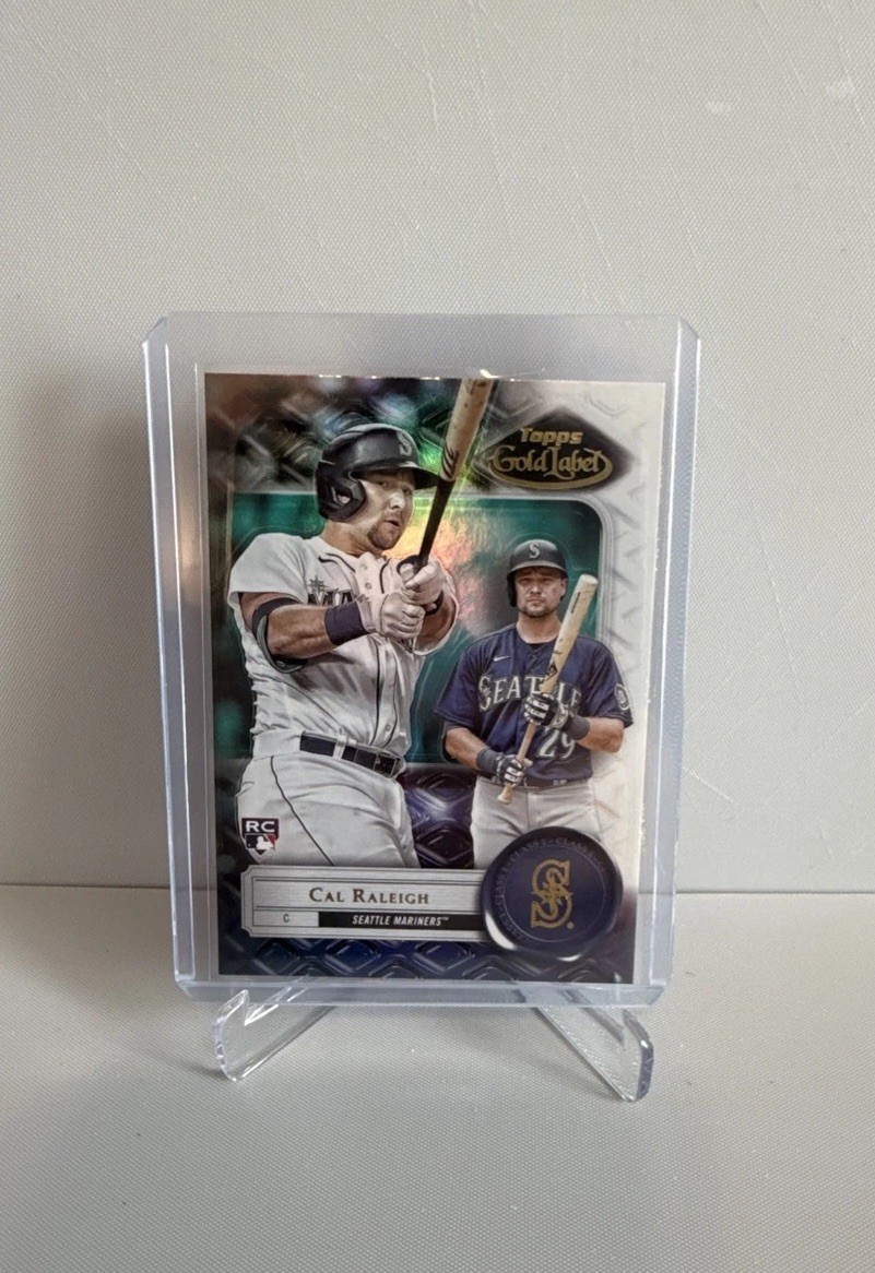 2022 Topps Gold Label - Cal Raleigh #7 Class 1 (RC)