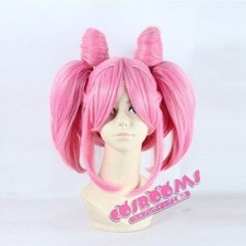Pink Sailor Moon Chibiusa Cosplay Wig HeatResistant Lightweight Used Japan