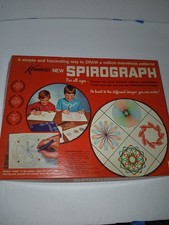 Vintage 1967 Kenner Spirograph drawing toy set. All Original Pieces. No Paper