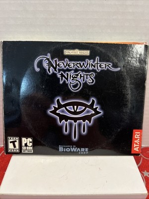 Neverwinter Nights  PC CD-ROM Video Game RPG BioWare Pre Owned 4 Disc