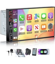 9" Double Din Car Stereo with Wireless Apple CarPlay  Android Auto