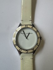 Marc by Marc Jacobs MBM1099 Women's Watch — White Dial, Logo Bezel, 40mm