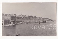 MALTA, c.WW2 RPPC - FORT LASCARIS and GRAND HARBOUR, VALLETTA