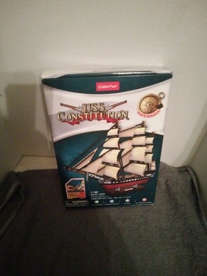 USS Constitution Ship 3D Model Jigsaw Puzzle 193 Pieces by CubicFun New Open Box