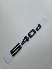 540d Emblem Schwarz matt Zubehör für BMW 5er E60 E61 F13 G32 kein Originalteil