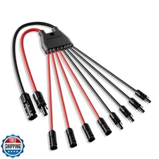 ECO-WORTHY Integrated Solar Connector 2-8 Y Branch Parallel PV Ad