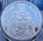 1 oz. 2025 KNOW KINGS Silver Shield Mini-Mintage proof .999 silver