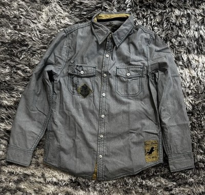 Boy Size Medium Epic Threads Button Down Shirt 