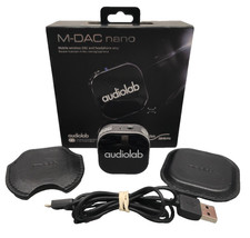 Audiolab M-DAC Nano Bluetooth DAC Headphone Amplifier Portable [Tested] [Boxed]