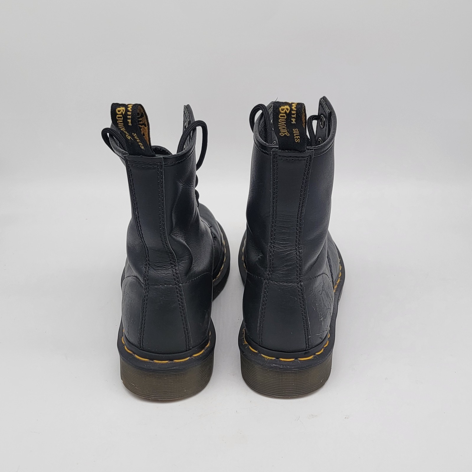 Black Doc Martens Air Wair The Original, US 7, 1460 Lace Up Combat Style Boots thumbnail 5