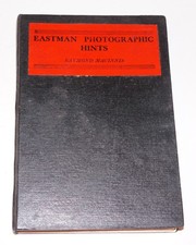 Eastman Photographic Hints, Rare 1937 Guide to Kodak