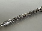 Antique Sterling Silver Whal Ever Sharp Engraved Mecanical Pencil Pendant — photo 5