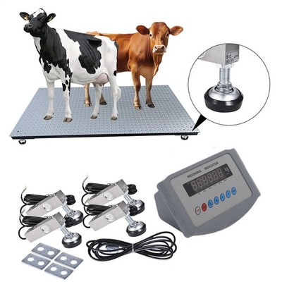 4Ton Livestock Scale Kit for Cattle Hogs Goats Pigs Squeeze Chutes Pallet scale