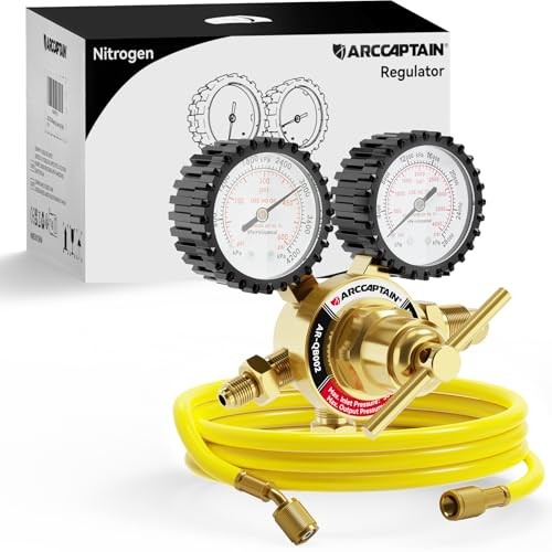  Nitrogen Regulator with 6.6FT Hose, 0-600 PSI Nitrogen Regulator with Hose - Picture 2 of 8