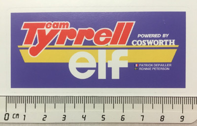 Sticker / Decal, Tyrrell Eleven, P34, Depailler / Peterson, Formula 1 Logo