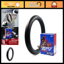 Heavy Duty 90/100-14 Inner Tube 2mm Butyl Rubber TR4 Valve for Dirt Bikes