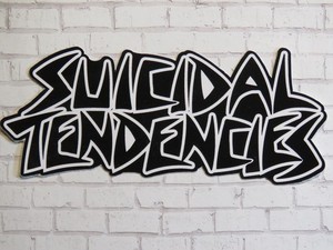5" MUSIC STICKER ~ SUICIDAL ...  Venice, CALIFORNIA Thrash Band Formed in 1980