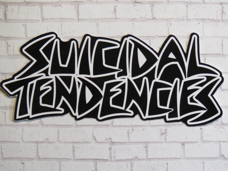 5" MUSIC STICKER ~ SUICIDAL ...  Venice, CALIFORNIA Thrash Band Formed in 1980