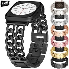 STEEL STRAP BAND For Apple iWatch 11/10/9/8/7/6/5/4 Series Metal Bracelet Watch