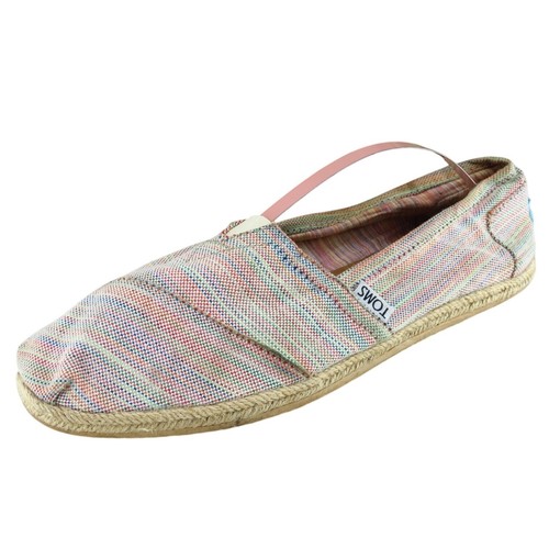 Toms Women Sz 8.5 M Multicolor Espadrilles Fabric Shoes