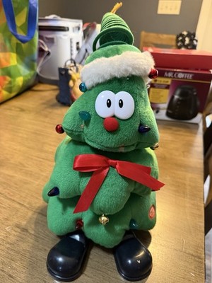 Singing & Dancing Light-Up Christmas Tree Musical Stuffed Plush, TL Toys