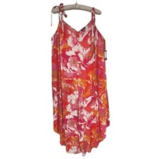 NEW Vince Camuto Women's Plus 2X Floral Sleeveless Jumper One Piece Tropical