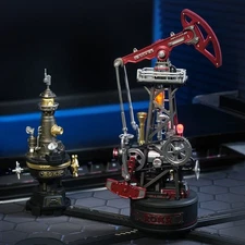 ROKR DIY Metal Mechanical 3D Puzzle Industrial City Model Kit Toy Xmas Gifts