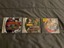 Sega Dreamcast Capcom Fighting Game Lot , MvC, MvC2, CvS, US