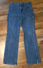 Vintage Wrangler Jeans Boys 29x32 Cowboy Cut Dark Wash
