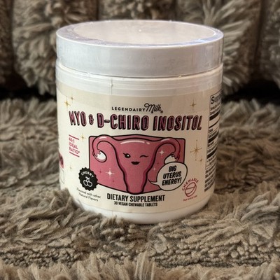 Legendairy Milk Pure Inositol Chewable Myo-Inositol D-Chiro Hormonal 04/27 FRESH