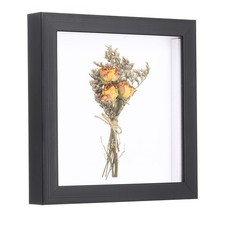 8x8 Inch Shadow Box Display Frame 2cm Deep Photo Shadow Box Black
