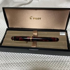 PILOT Fountain Pen Black and Red Marble