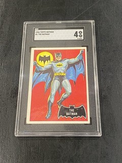 1966 Topps Batman #1 The Batman Rookie Card SGC 4 VG EX