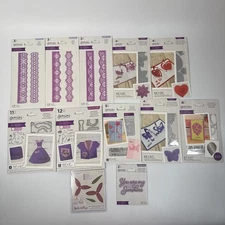 Crafters Companion Gemini Assorted 12 Sets of Metal Dies Stamps Brand New