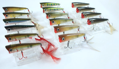 16 Daiwa TD Popper 6.4cm 6.5g (Hook change, paint peeled) Lot.