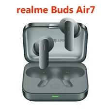 realme Buds Air7 with 52dB ANC, 12.4mm Driver, 52hrs Playback IP55 & 45ms-Green