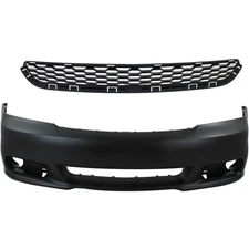 Bumper Cover Kit For 2011-2014 Dodge Avenger with Bumper Grille Front Primed