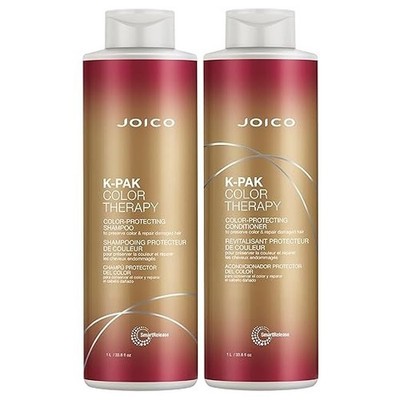 Joico K-PAK Color Therapy Protecting Shampoo and Conditioner 33.8 Oz 1L (Duo)