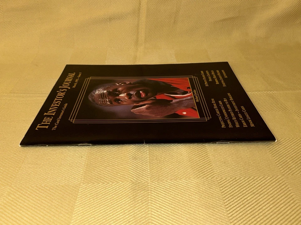 Michael Jordan The Investors Journal marzo 1992 número 3 con tarjetas excelente+ Foto 3 de 4
