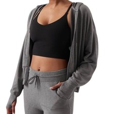 Athleta Balance Zip Hooded Sweatshirt