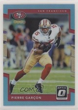 2017 Donruss Optic Aqua Prizm 198/299 Pierre Garcon #40 d8g