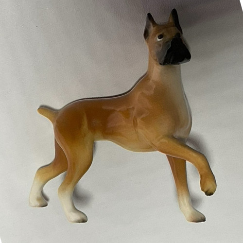 Vintage Hagen Renaker Miniature Boxer Dog