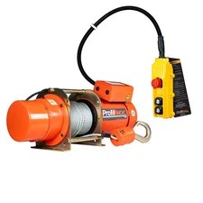 990 lbs. Electric Winch Wire Rope 220/240V